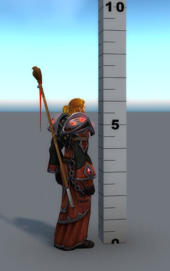 [height check compared to an ingame human model next to the measuring object, measuring out to roughly 6 feet / 2 yards.]
